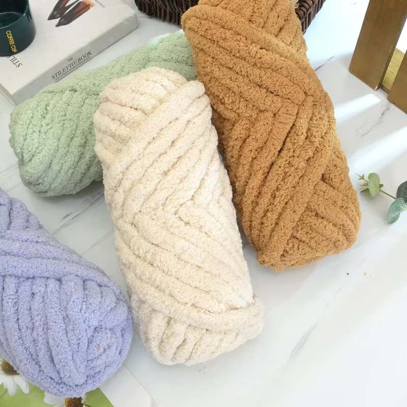 Woven Scarf Blanket - خيوط على شكل ذيل القط، خيوط