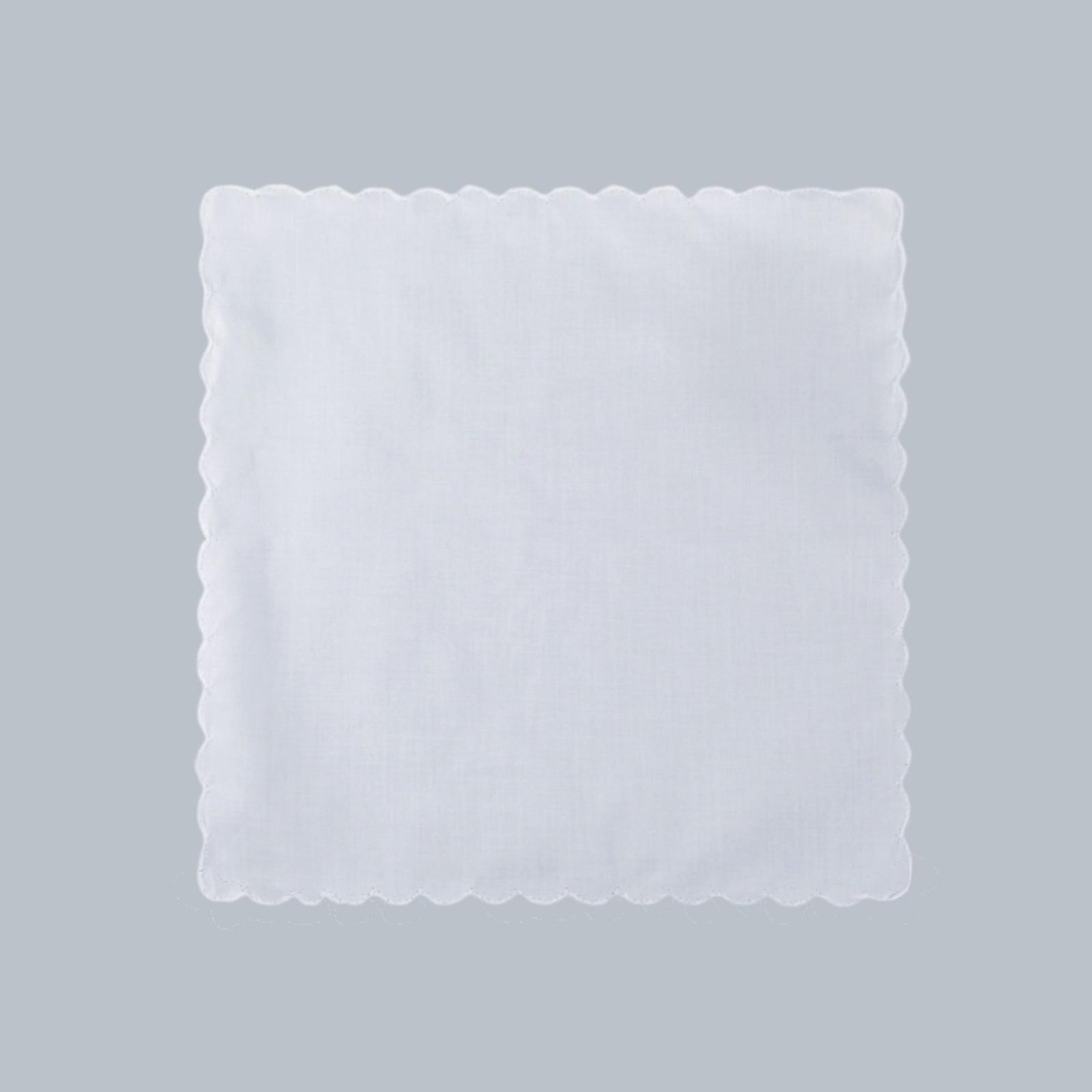 Handkerchief Cotton Men - 6 قطع من المناديل القطنية الناعمة
