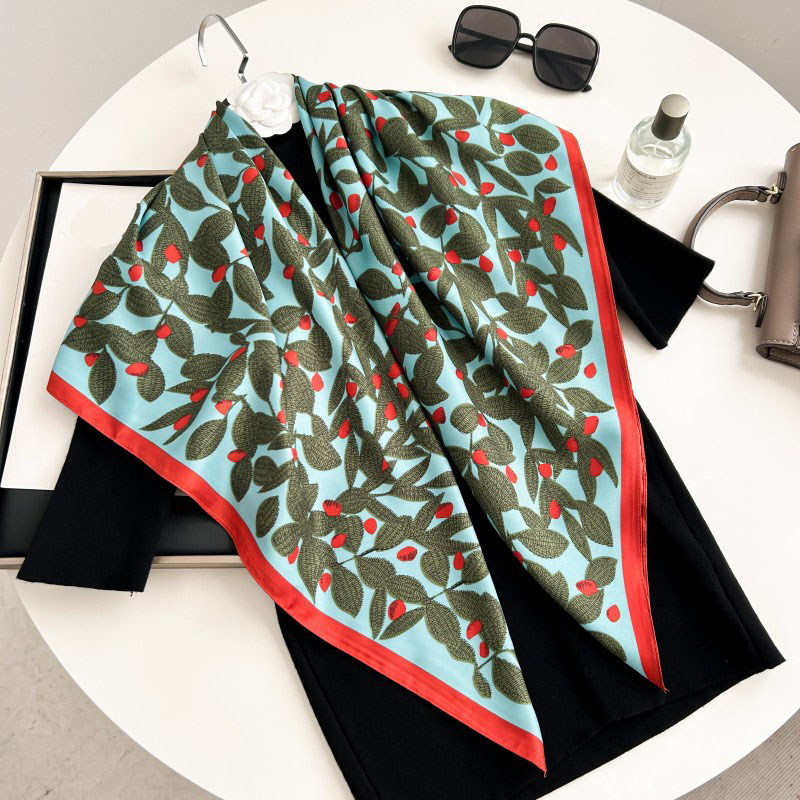 وشاح مربع 90 سم عالي الجودة لل - مراجعة Scarf Silk Square وسعره