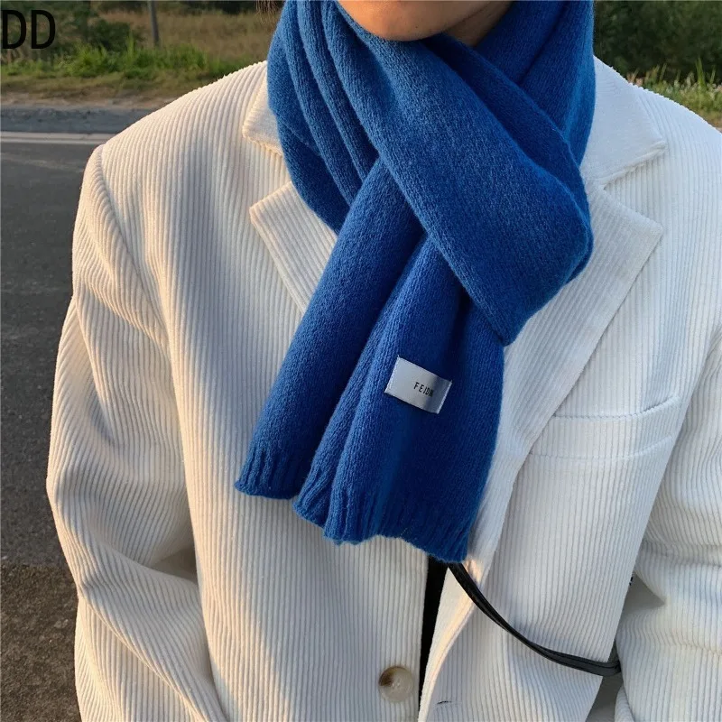 بسيطة أنيقة الصلبة وشاح ناعم ا - مراجعة Muffler Men Wool وسعره