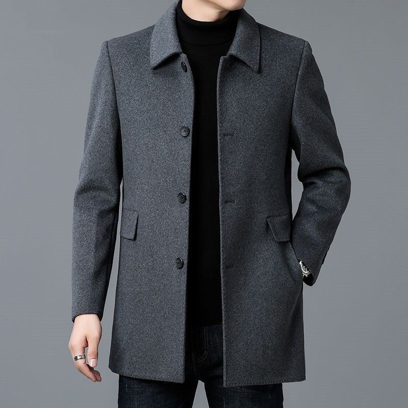 معطف رجالي أبيض من مزيج الصوف  - مراجعة Muffler Men Wool وسعره