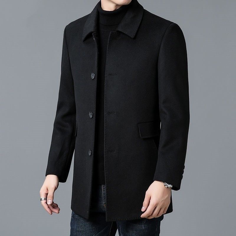 معطف رجالي أبيض من مزيج الصوف  - مراجعة Muffler Men Wool وسعره