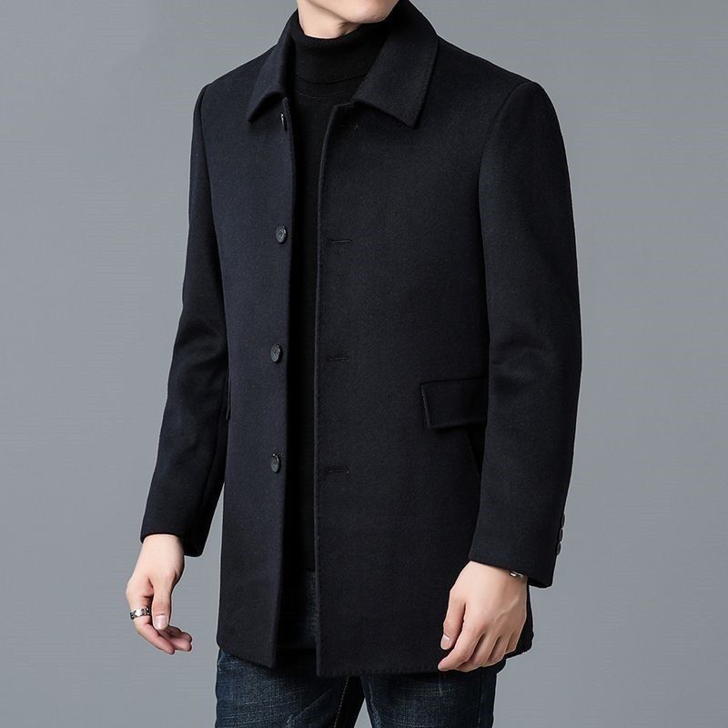 معطف رجالي أبيض من مزيج الصوف  - مراجعة Muffler Men Wool وسعره