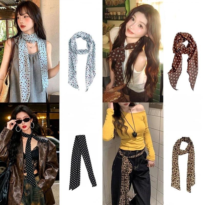 وشاح حريري رفيع بنقشة الزهور و - مراجعة Ascot Neck Scarf وسعره