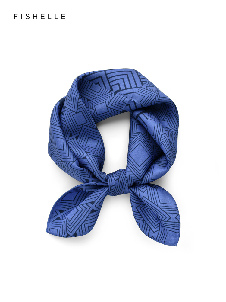 الصينية الكلاسيكية الأزرق الأب - مراجعة Scarf Silk Square وسعره