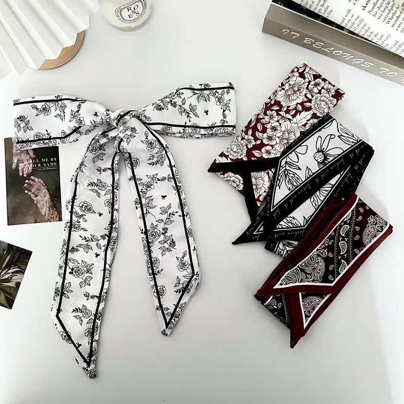 وشاح حريري نسائي فاخر وعصري، ش - مراجعة Ascot Neck Scarf وسعره