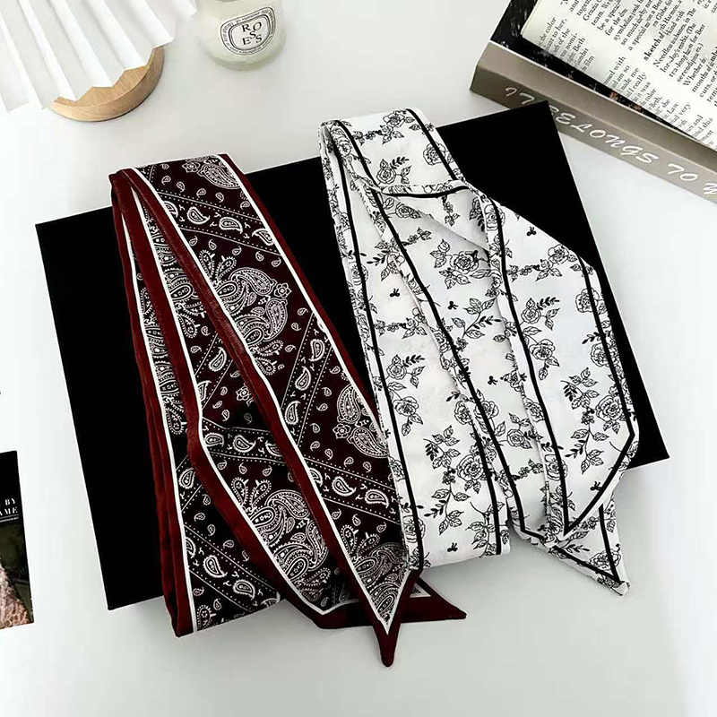وشاح حريري نسائي فاخر وعصري، ش - مراجعة Ascot Neck Scarf وسعره