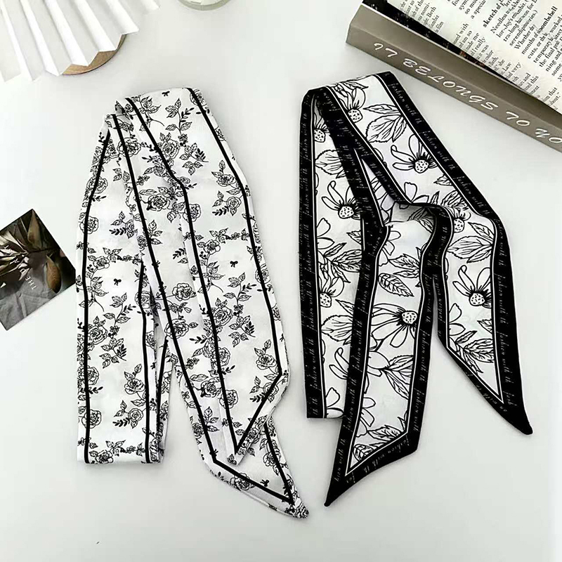 وشاح حريري نسائي فاخر وعصري، ش - مراجعة Ascot Neck Scarf وسعره