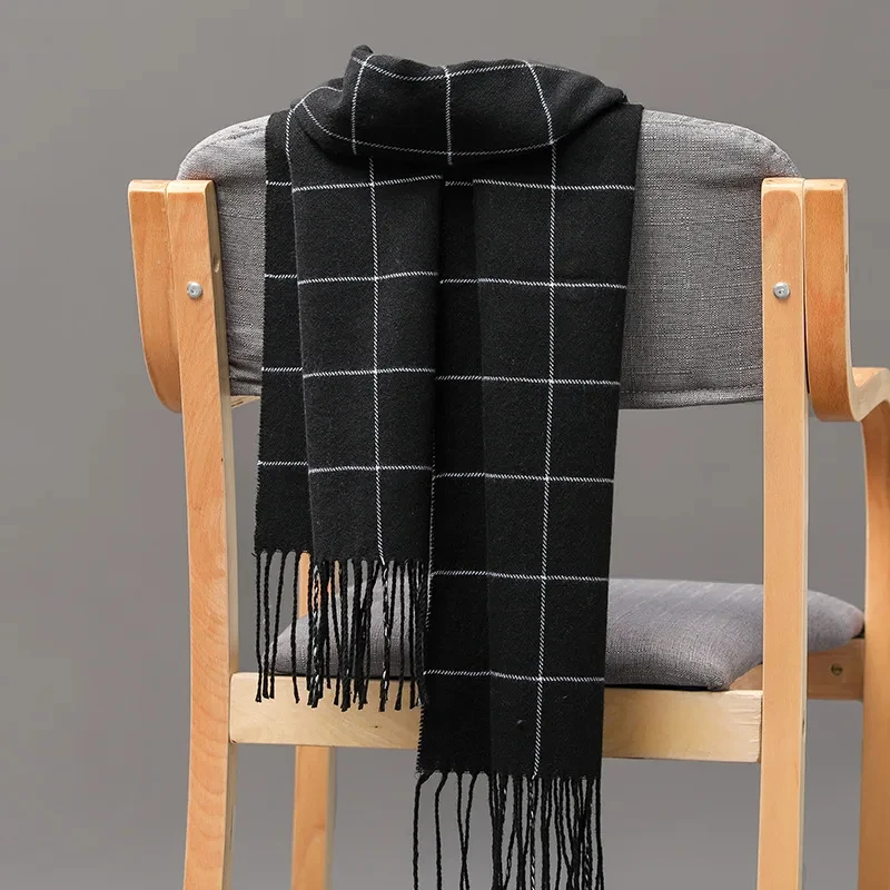 2024 جديد الشتاء الرجال وشاح ا - مراجعة Muffler Men Wool وسعره
